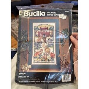 Noah's Ark Cross Stitch Kit by Bucilla new in package